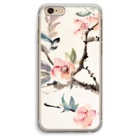 Japanse bloemen: iPhone 6 Plus / 6S Plus Transparant Hoesje