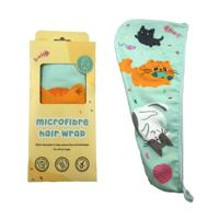Beans & Co Katten Microvezel Haarwikkelhanddoek