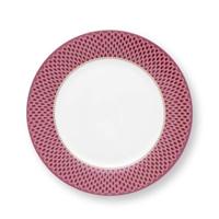 Plate Flower Festival Dark Pink 26.5 cm - thumbnail