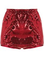 Dolce & Gabbana culotte à sequins - Rouge