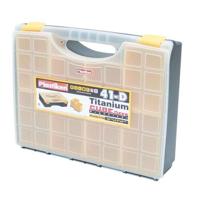 Tool Organizer - Plastiken - 83041D_NOIRE - Kubus - 41 cm - Titanium - Kunststof