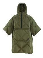 Therm-A-Rest Honcho Poncho Down - Dark Olive - Warme outdoor Poncho