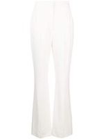 Alexander McQueen pantalon de tailleur évasé à taille haute - Blanc - thumbnail