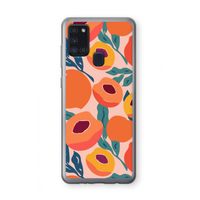 Perzik: Samsung Galaxy A21s Transparant Hoesje