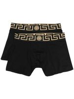 Versace lot de deux boxers Greca Border - Noir