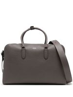 Smythson sac Soft Travel en cuir - Gris