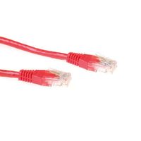 ACT IB3710 U/UTP CAT6A Patchkabel Rood - 10 meter