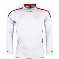 Hummel 111005 Preston Shirt l.m. - White-Red - XXL - thumbnail