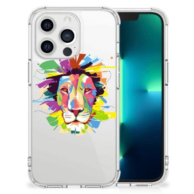 Apple iPhone 13 Pro Stevig | Bumper Hoesje | Lion Color