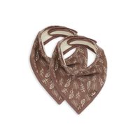 Jollein slab bandana Meadow Chestnut (2-pack) Maat - thumbnail