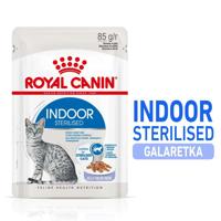 ROYAL CANIN FHN Indoor gelei - natvoer voor volwassen katten - 12x85g