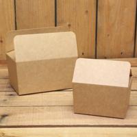 Bonbon doosjes - Chocolade doosje - Kraft LAAG - 24 stuks