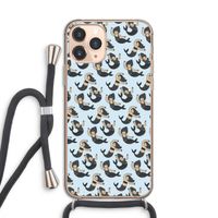 Zeemeermin: iPhone 11 Pro Transparant Hoesje met koord