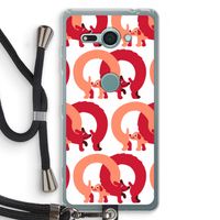 Dogs: Sony Xperia XZ2 Compact Transparant Hoesje met koord