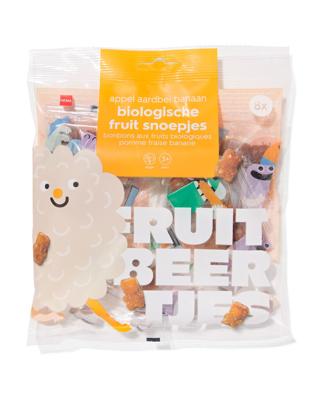 051 Bio Fruit Snoepjes Appel-aardbei-banaan Uitdeelzak - 8 Stuks