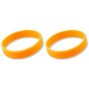 10x Oranje armbandjes   -