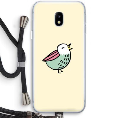 Birdy: Samsung Galaxy J3 (2017) Transparant Hoesje met koord