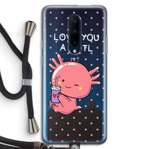 Love You A Lotl: OnePlus 7 Pro Transparant Hoesje met koord