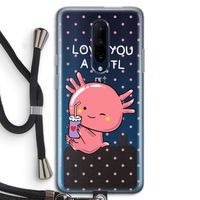 Love You A Lotl: OnePlus 7 Pro Transparant Hoesje met koord