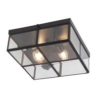 Searchlight Zwarte plafondlampFlush - 6769-26BK