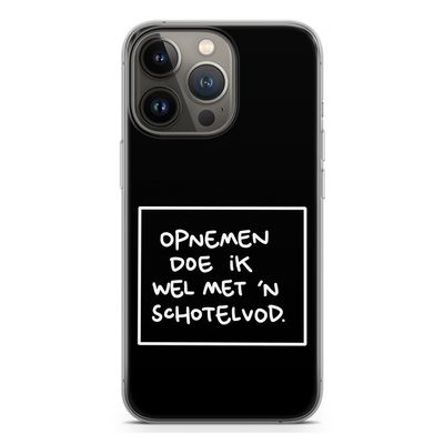 Schotelvod: iPhone 13 Pro Transparant Hoesje
