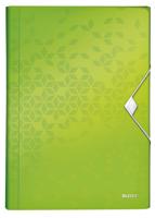 Projectmap leitz wow voor a4 6 vaks pp groen