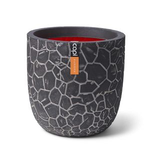 Capi bloempot clay bolvormig 43x41 cm antracietkleurig