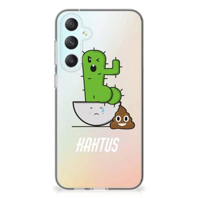 Samsung Galaxy S23 FE Telefoonhoesje met Naam Cactus Poo