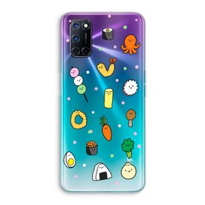 Happy bento friends: Oppo A72 Transparant Hoesje