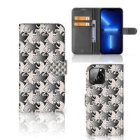 iPhone 13 Pro Max | Telefoonhoesje | Met pasjeshouder | Salamander Grey