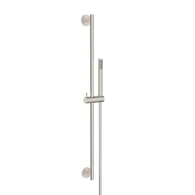 Glijstangset Wiesbaden Remi Met Staafhanddouche 1 Stand 150 cm Geborsteld Staal