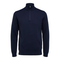 Berg Half Zip Cardigan Navy - thumbnail