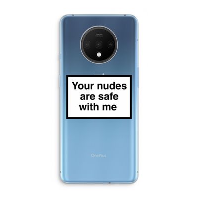 Safe with me: OnePlus 7T Transparant Hoesje