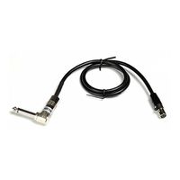 Shure WA304 audio kabel 0,6 m 6.35mm Zwart - thumbnail