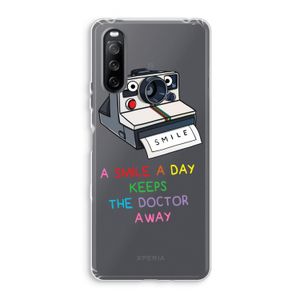 Smile: Sony Xperia 10 III Transparant Hoesje