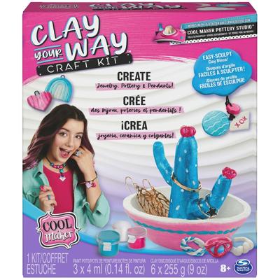 Kit om Armbanden en Kettingen te Maken Spin Master Clay your way Plastic