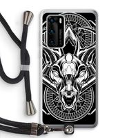 Oh Deer: Huawei P40 Transparant Hoesje met koord