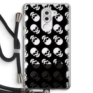 Musketon Skulls: Honor 6X Transparant Hoesje met koord