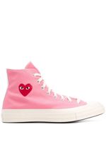 Comme Des Garçons Play x Converse baskets montantes Chuck 70 - Rose - thumbnail