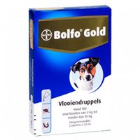 Bolfo Gold 100 hond vlooiendruppels 3 x 4 pipetten