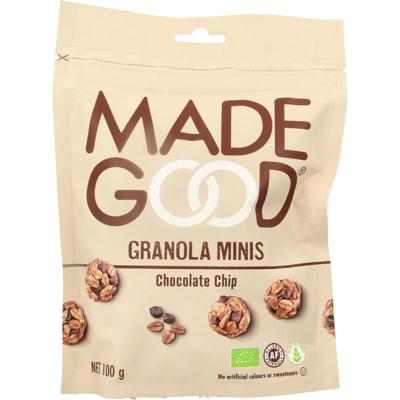 Madegood Granola minis chocolate chip bio