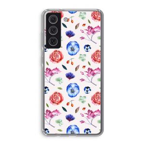 Bloemetjes: Samsung Galaxy S21 FE Transparant Hoesje