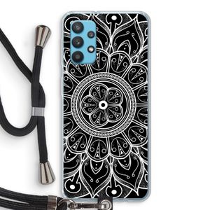 Roses Are Red: Samsung Galaxy A32 4G Transparant Hoesje met koord