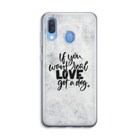 Partner in crime: Samsung Galaxy A40 Transparant Hoesje
