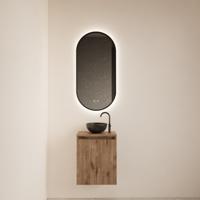 BWS Fonteinmeubel Meadow 40x50 cm Wellington Oak Incl. Topplaat - Fonteinmeubel Meadow 40x50 cm Wellington Oak Incl. Topplaat