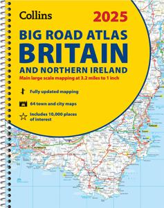 Wegenatlas Big Road Atlas Britain and Northern Ireland 2025 | A3 | Rin