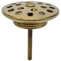 Xellanz Messing Afvoerplug 5/4" met Rooster - Geborsteld Luxe Design