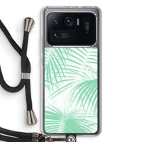 Palmbladeren: Xiaomi Mi 11 Ultra Transparant Hoesje met koord