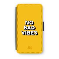 No Bad Vibes: iPhone XS Flip Hoesje