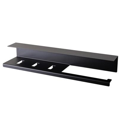 LIROdesign keukenrolhouder Stockholm zwart - 610 mm - per stuk